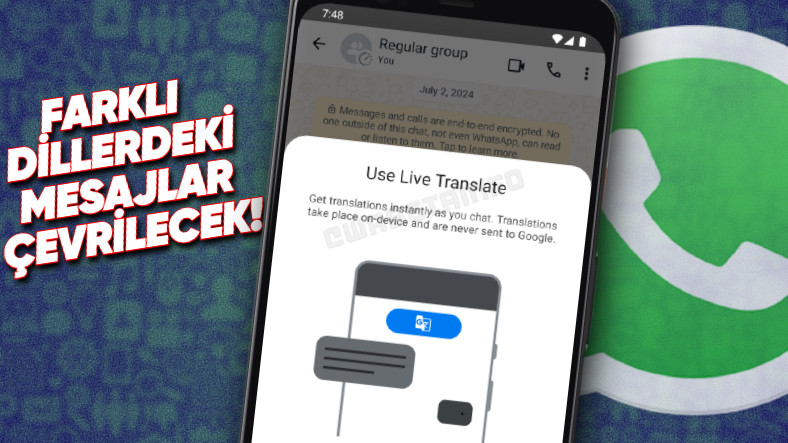 WhatsApp’a Google Çeviri Geliyor! Mesajlar Anında Çevrilecek